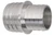 ICT Billet 1-1/4" to 1-1/2" Inch Hose Barb Splice Coupler Repair Reducer Fitting Adapter Connector Radiator Coolant Intercooler Heat Exchanger Fluid Manufactured in USA Aluminum AN627-21A