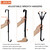 LBSUN Wreath Hanger, Adjustable Over the Door Wreath Hanger