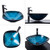 YOURLITE Bathroom Artistic Vessel Sink, Tempered Glass Countertop Bowl Sink