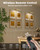 EZVALO Picture Light for Wall, 4800mAh Rechargeable Wireless Remote, 16‘’ Dimmable Magnetic LED Art Display Light with 3 Color Temperatures, for Gallery, Living Room, Bedroom, Hallway (Gold)