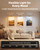 EZVALO Picture Light for Wall, 4800mAh Rechargeable Wireless Remote, 16‘’ Dimmable Magnetic LED Art Display Light with 3 Color Temperatures, for Gallery, Living Room, Bedroom, Hallway (Gold)