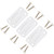 NeverBreak Parts -3 Pack White Igloo Cooler Hinges Replacement with Screws | High Strength Cooler Replacement Parts | Igloo Parts kit for ice chests