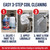 Quality Chemical Nu-Coil A/C Coil Cleaner, Non-Acid High Foaming Alkaline Concentrate for AC Condenser & Evaporator Coils, Fan Blades & HVAC Units, Non-Flammable, 128 fl oz (Pack of 2)