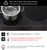 Lazy K Induction Cooktop Mat - Silicone Fiberglass Scratch Protector - for Magnetic Stove - Non Slip Pads to Prevent Pots from Sliding During Cooking (7.8 inches)