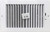 Two-way plastic side wall/ceiling register in white 10"w X 6"h for duct opening (outside dimension is 11.75"w X 8"h)