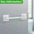 Liitrton 2 Pack Adhesive Towel Bar, No Drill 8 Inch Bath Towel Rack, White