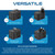 Ceptics 45W Universal Travel Adapter w/ 3 USB-A, 2 USB-C & Universal Input