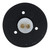 A29 Round Doorbell Push Button, Cast Iron, Black Powder Coat Finish