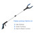 Grabber Reacher Tool,FitPlus Premium Grabber Tool 32 Inch, Strong Magnet Grabber Reacher for Elderly, Lightweight Extra Long Handy for Trash, Use with Wheelchair