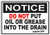 StickerTalk Do Not Put Oil or Grease into Drain Vinyl Sticker, 5 inches by 3.5 inches