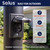 Solus SCO-338 120V Grounded Outdoor Convenience Outlet for Lamp Posts & Poles, SCO-338, UL Listed, Weather-Resistant with Protective Cover (Black, Set of 4)