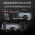 YESWELDER Auto-Darkening Welding Goggles with Mask, Wide Shade Range