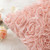 MIULEE Decorative Rose Flower Pillow Cover Pack of 1 Peach Pink 12x20 Inch