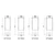 CASOMAN 1/2- Inch Drive Wheel Protector Impact Socket, 1/2" Thin Wall Deep Impact Socket Set Plastic Sleeve Lug Nut, 4 Pieces Set, 6 Point,Metric, 17mm,19mm,21mm,22mm