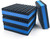 LBG Products Rubber Anti-Vibration Isolator Pads,Heavy Duty Blue EVA Pad for Air Conditioner,Compressors,HVAC,Treadmills etc (6'' X 6'' X 7/8'')