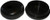 NickHouse 1-1/2" Deluxe Wrought Iron Patio Furniture Glides Outdoor Patio Chair Leg Caps for Metal Chairs Patio Chair Feet Caps for Outdoor Furniture Leg Caps (16, Black)