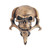 Sakali Specail Skull with Beard Car Gear Stick Shift Shifter Knob Universal fit for Most Manual Transmission or Automatic Transmission Without Lock Button(Copper)