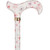 Royal RC Canes Watercolor Seashells Adjustable Designer Derby Cane – Lightweight Aluminum Walking Cane for Men and Women – Stylish HD Patterned Fashion Cane – Cool Adjustable Derby Walking Cane