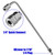 M MINGLE Pressure Washer Wand Extension, 90 Degree Curved Angled, 14 Inch