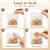 NPLUX Small Halloween Candy Bags, 200 Pack 4x4 in for Bake Sales
