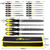 Topec 26 PCS Metal File Set, Grade T12 Forged Alloy Steel, Flat/Triangle/Half-round/Round File Set for Metal Work, Ideal Wood Rasps for Woodworking