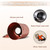 OWO Stainless Steel Wine Bottle Stopper, Reusable Wine Saver with Silicone Seal, Decorative Bottle Sealer, Keeps Fresh (Rosegold, 2 Pack)