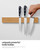 LARHN Magnetic Knife Holder for Wall, 16″ - Powerful Knife Magnetic Strip
