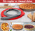 Webake Pie Crust Protector Shield Adjustable Pie Crust Shield Fits 11.5-9 Inch Pie Pan, LFGB Platinum Silicone Pinch Test Passed, for Baking Party Pie Tart, Pack of 2