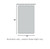N&Y HOME Waterproof Fabric Clawfoot Tub Shower Curtain 180 x 70 inch, White