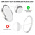 hykolity 12 Inch Selectable CCT LED Round Flat Panel Light,24W,2400LM