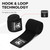 Elbow Wraps for Weightlifting (1 Pair) - 50" Elastic Elbow Braces for Weight Lifting - Elbow Support for Bench Press, Powerlifting, Fitness, & Gym Workout - Gym Elbow Straps Weightlifting (Black)