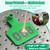 Cattle Ear Tags 001-100 Numbered Plastic with Applicator Pliers (Green)