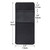 Wisdompro Genuine Leather Heavy Duty Pocket Protector, Vintage Black