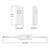 T907 White Dimmer Switch for 12V Led Strip Lights Adjust Brightness Led Controller with Memory Function Smart Led Dimmer 1 Pack