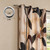 SUBRTEX Brown Leaf Floral 84 Inch Curtains for Living Room, 2 Panels
