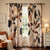 SUBRTEX Brown Leaf Floral 84 Inch Curtains for Living Room, 2 Panels
