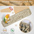 Bird Seagrass Mat 30 x 7 Inch Parrot Natural Seagrass Woven Net Hammock Parakeet Climbing Rope Ladder Mat Chew Toys Cage Accessories for Pigeon Macaw Cockatiel Conure Cockatoo Rat Bearded Dragon