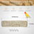 Bird Seagrass Mat 30 x 7 Inch Parrot Natural Seagrass Woven Net Hammock Parakeet Climbing Rope Ladder Mat Chew Toys Cage Accessories for Pigeon Macaw Cockatiel Conure Cockatoo Rat Bearded Dragon