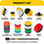 Holikme 30Piece Drill Brush Attachment Set - Power Scrubber Cleaning Kit