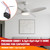 Podoy Ceiling Fan Capacitor 5 Wire CBB61 4.5uF 6uF 6uF AC250V