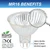 Simba Lighting Halogen MR16 20W 12V Light Bulbs, GU5.3 Base, 2700K, 6 Pack