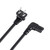 VSEER 1.5FT SPT-2 18 AWG Angled 2-Slot Non-Polarized Angle Figure 8 Power Cord (IEC320 C7 to Nema 1-15P), Black (1.5FT)