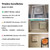 Reversible Window Exhaust Fan for Bathroom: 8" Blade Fan with Intake
