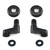 Aolemi Wall Mount 3-3/8 Inch Adapter Oil Rubbed Bronze Claw Foot Bathtub Faucet Adjustable Swing Arms Eccentric Screw Plus Size 2 Pack