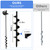25" Multi-Purpose Shed Anchor Kit, Mobile Home Anchors with Upgraded Wider Spiral Blades, Earth Anchors Swing Set Anchors High Wind Heavy Duty for Shed, Trampoline, Camping Tents, Swing Set