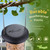 Tube Bird Feeders for Outdoors,13" 6-Port Seed Catcher,Black,2 PK