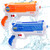 Quanquer 2 Pack Water Guns for Kids - 300cc Squirt Water Pistol Blaster Gun with Trigger for Boys Girls Toddlers, Summer Party Favors for Outdoor Swimming Pool Beach Water Fighting