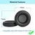 HDJ-CUE1 Ear Pads Replacement Compatible with Pioneer DJ HDJ-CUE1 Headphones(Protein Leather and Memory Foam Ear Cushions)