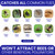 2 Fly Traps Outdoor Fly Trap for Patio with 4 Non-Toxic Dissolvable Bait Refills and 12 Sticky Ribbons. Reusable Hanging Bug Catcher Killer for All Filth Flies for Outside Bug Control Yard Ranch