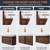 Lazy Susan Hinges, 180° & 135° Full Overlay Corner Cabinet Hinges 4PCS